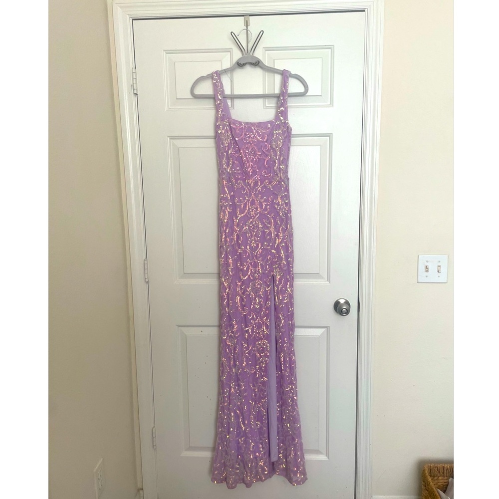 Lavender prom dress